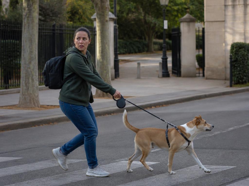 Promenade de nuit pour éviter de croiser d'autres chiens